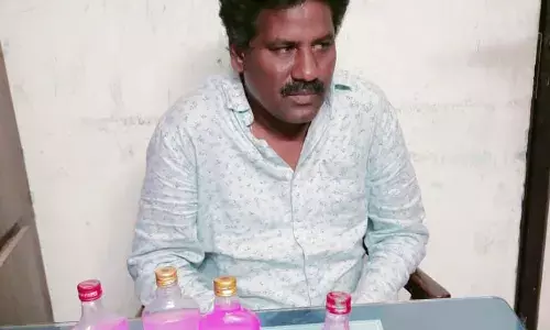 APEPDCL assistant engineer B Suresh Kumar