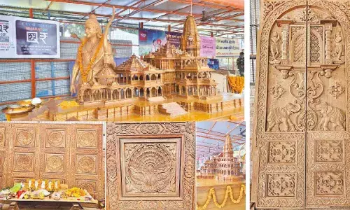 Hyd artisans design the doors for Ram temple in Ayodhya