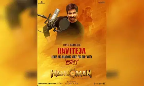 After ‘Awe,’ Ravi Teja once again lends his voice for Prashanth Varma in ‘Hanu-Man’