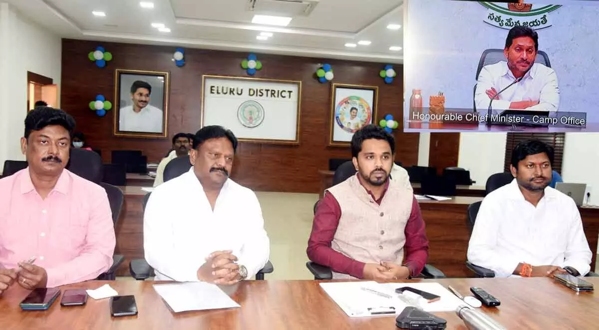 Eluru district collector says increased pension to elderly will begin from January 2024