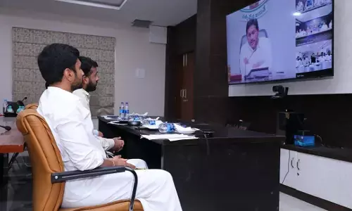 Tirupati district collector participates in YS Jagans review meeting