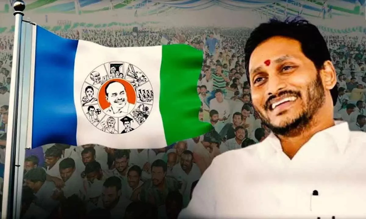 Change apparent with YSRCP on jittery course