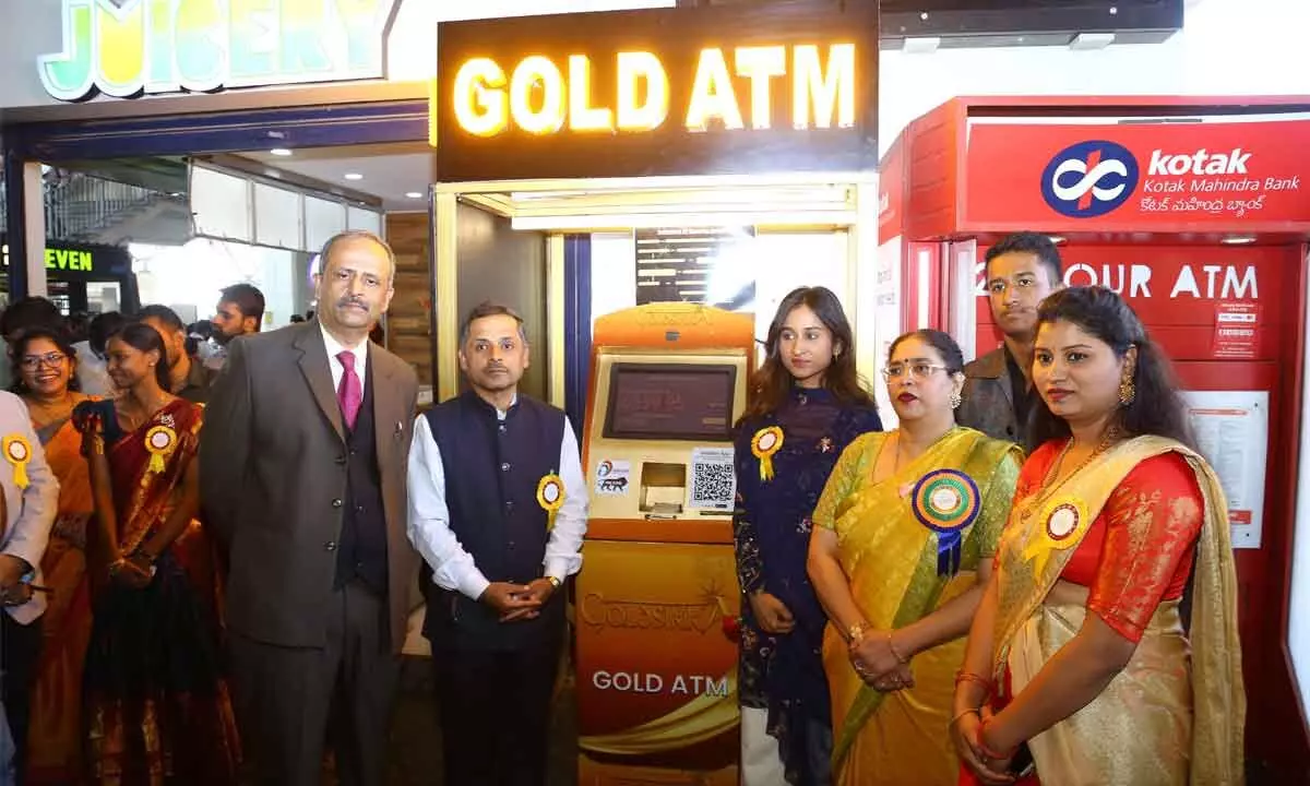 Second version of gold ATM launched in Ameerpet