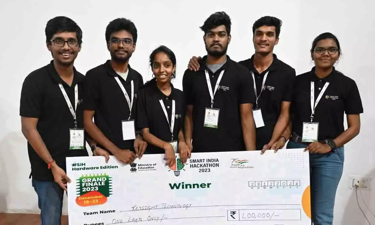 Vizianagaram: Lendi bags 1st prize in Hackathon
