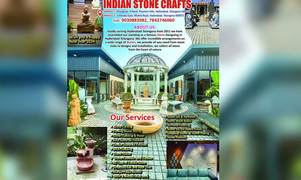 Indian Stone Crafts extends New Year wishes, briefs their services