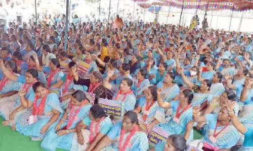 Anganwadi strike reaches 18th day