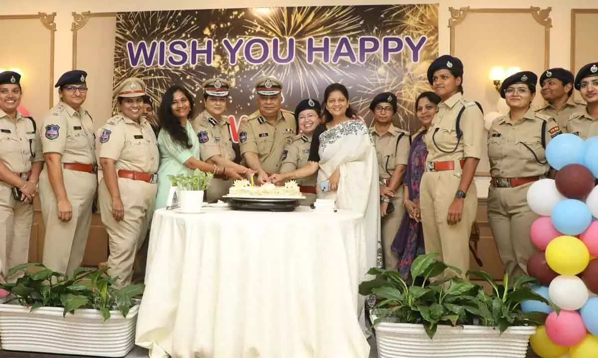 TS IPS officers celebrate New Year