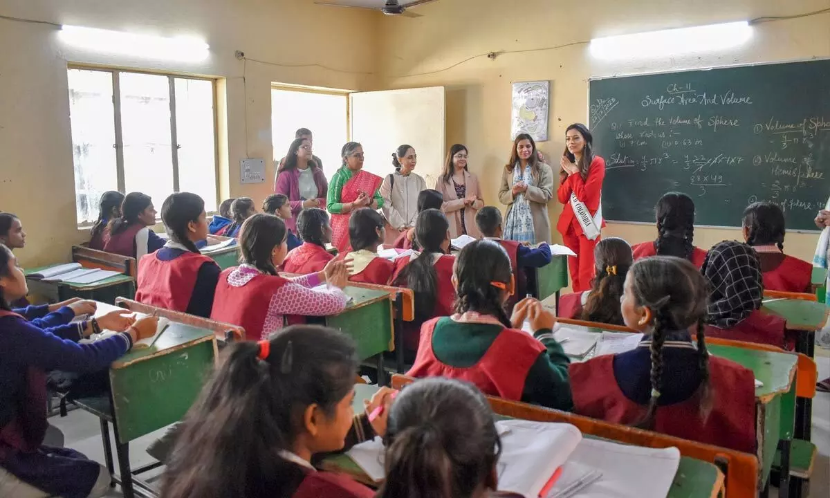 Miss Colombia 2022 embarks on an inspirational educational mission in India