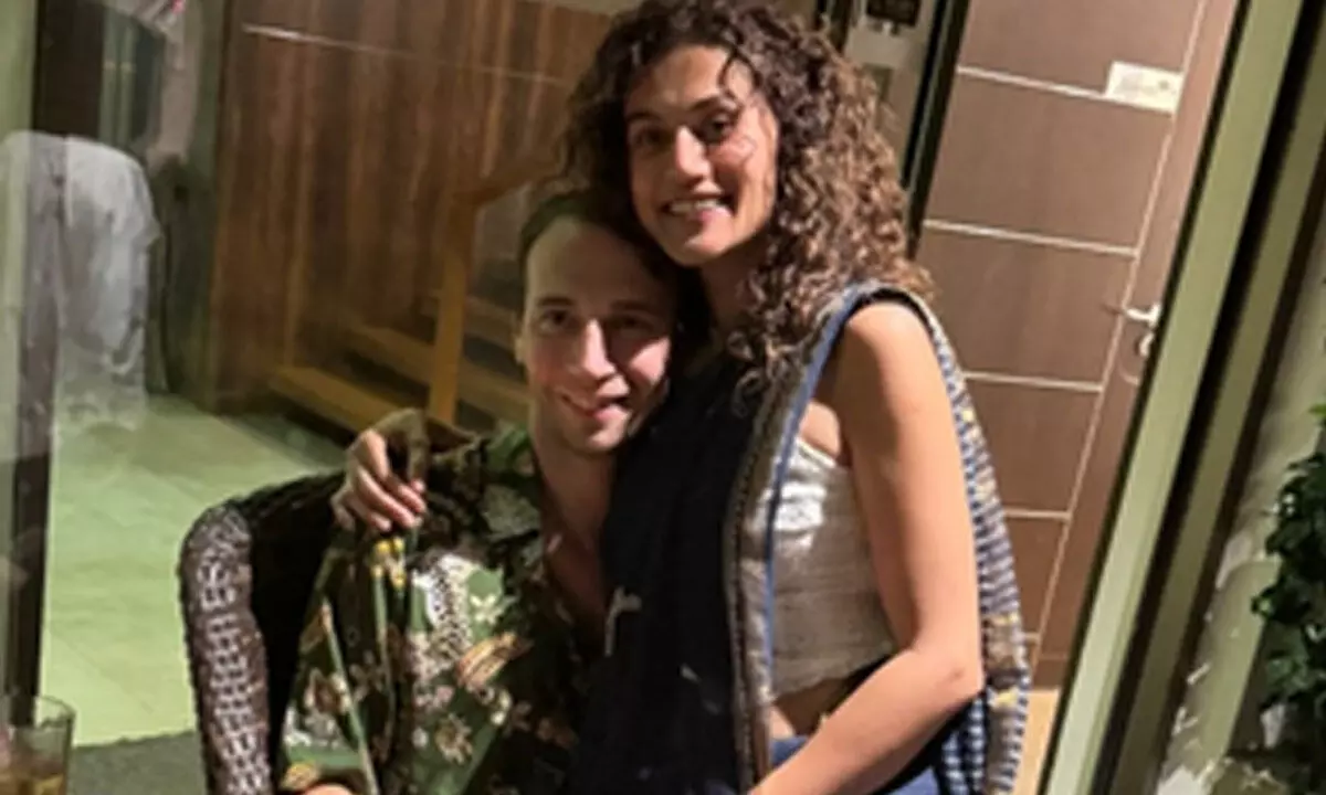 Taapsee Pannu shares pictures from her vacay, hugs her boyfriend Mathias Boe