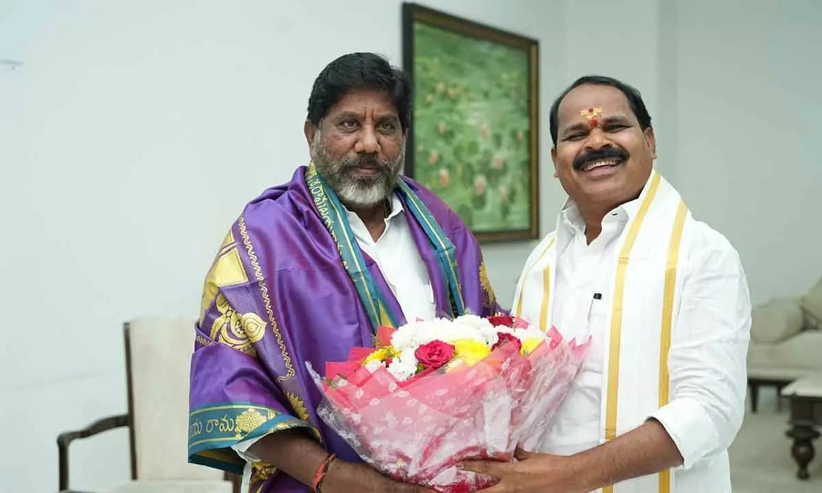 Veerlapalli holds courteous meeting with Dy CM