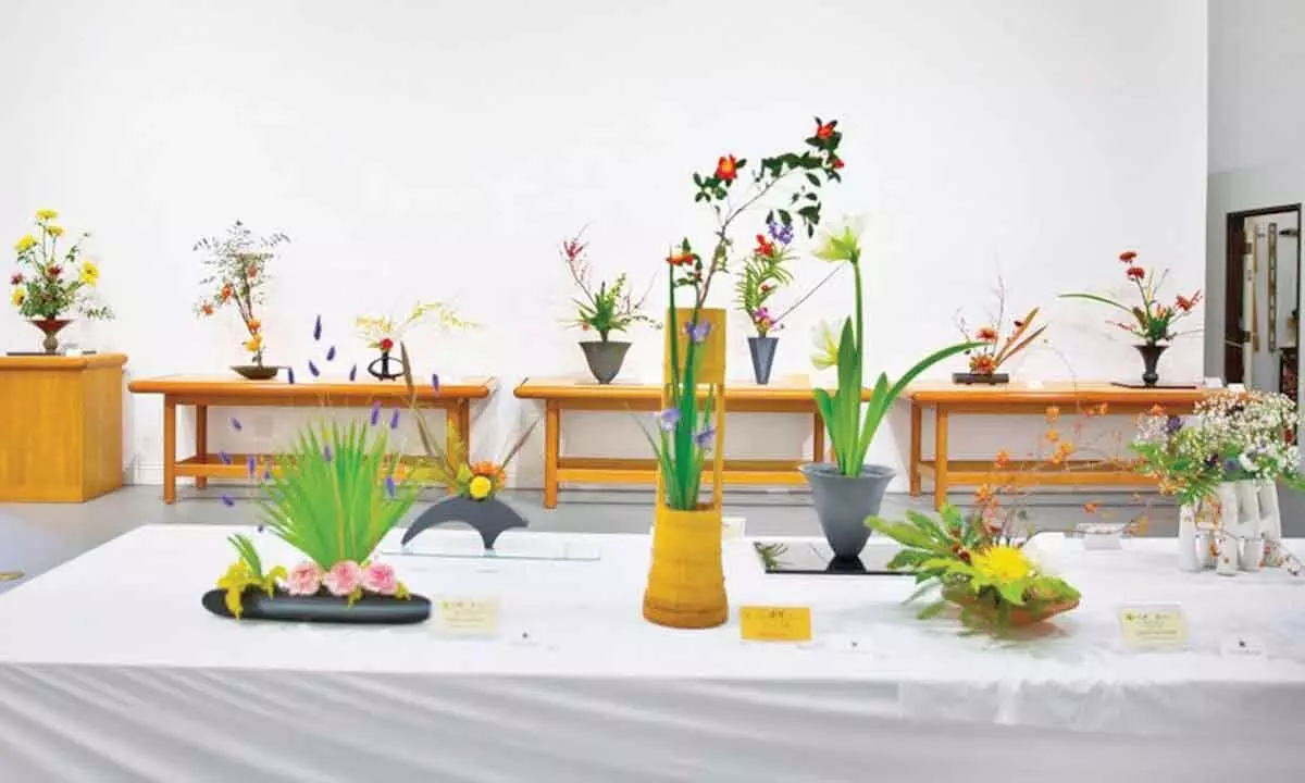 Annual Ikebana Exhibition on Jan 6