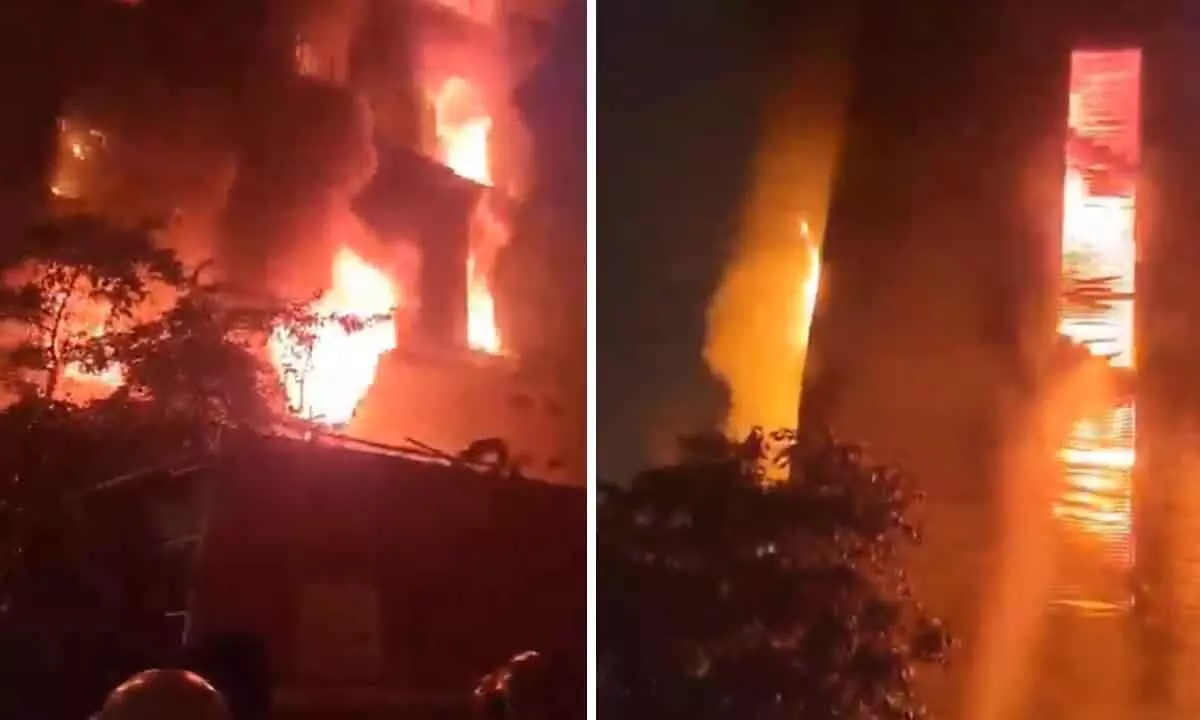 Early Morning Blaze Engulfs Factory In Delhis Bawana Industrial Area; No Casualties Reported