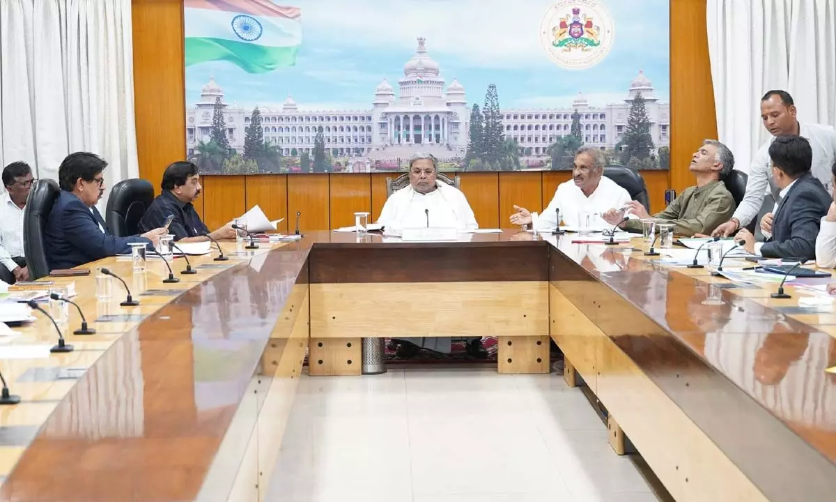 Organizing Committee Meeting chaired by Chief Minister Siddaramaiah about 15th Edition of Bangalore International Film Festival