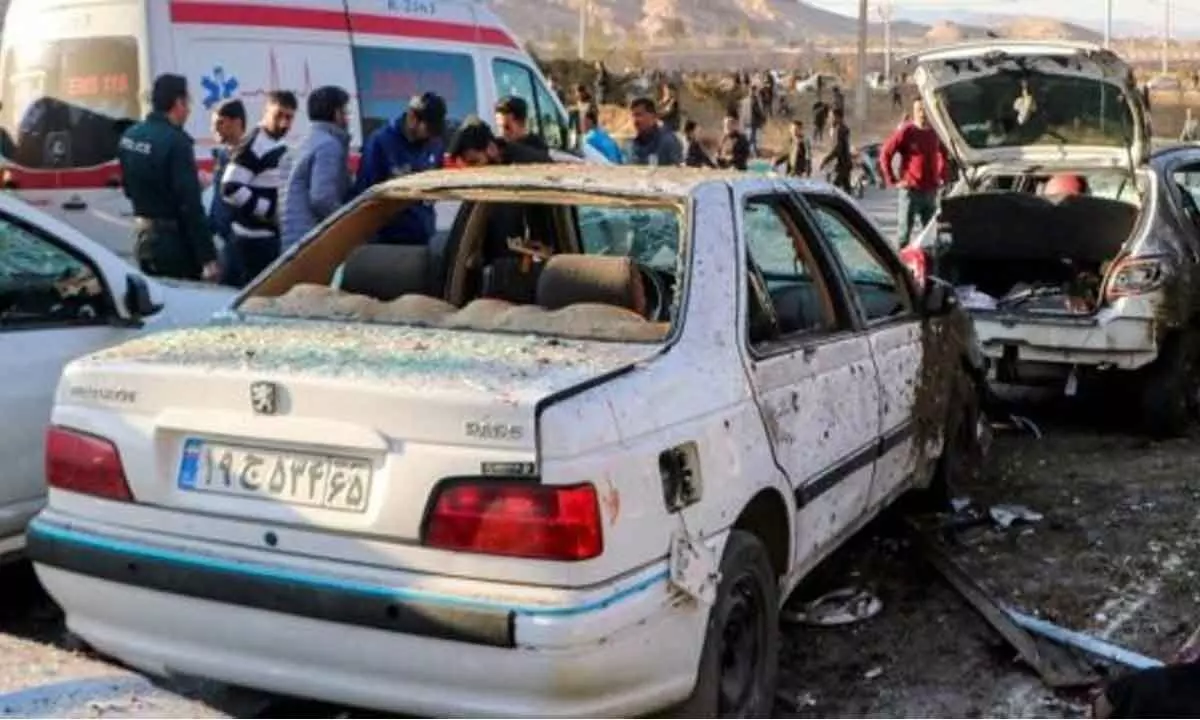 103 killed, 141 hurt in twin blasts near Soleimani’s burial site