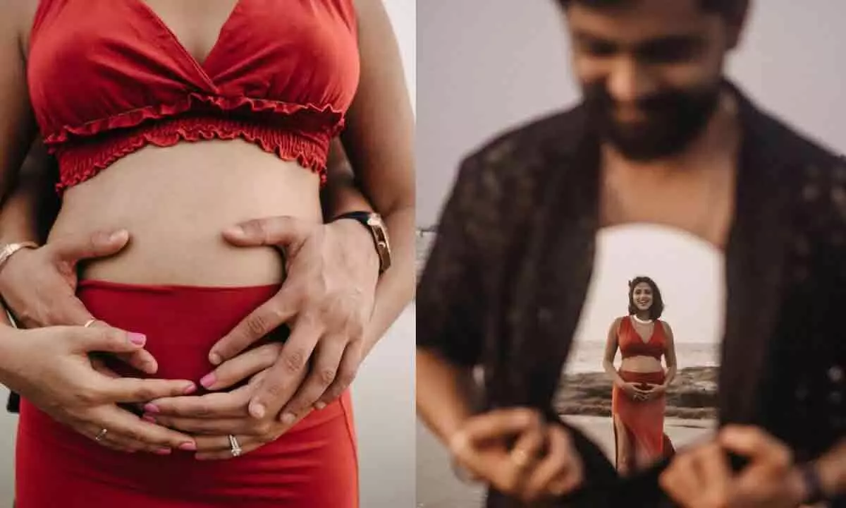 Amala Paul announces pregnancy with Jagat Desai; posts baby bump picture
