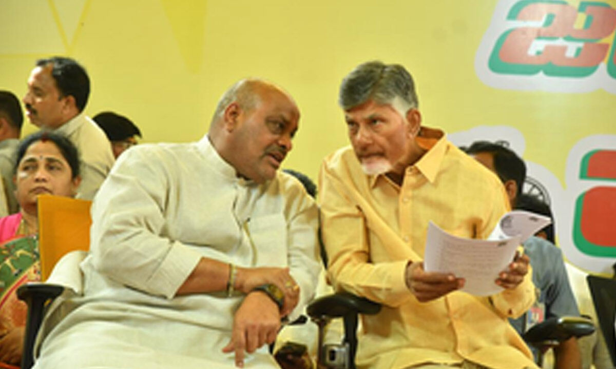 Naidu Slams Jagan For Dropping Only Backward Class Sitting MLAs