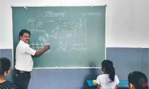 Karimnagar: Samagra Shiksha employees in dire straits