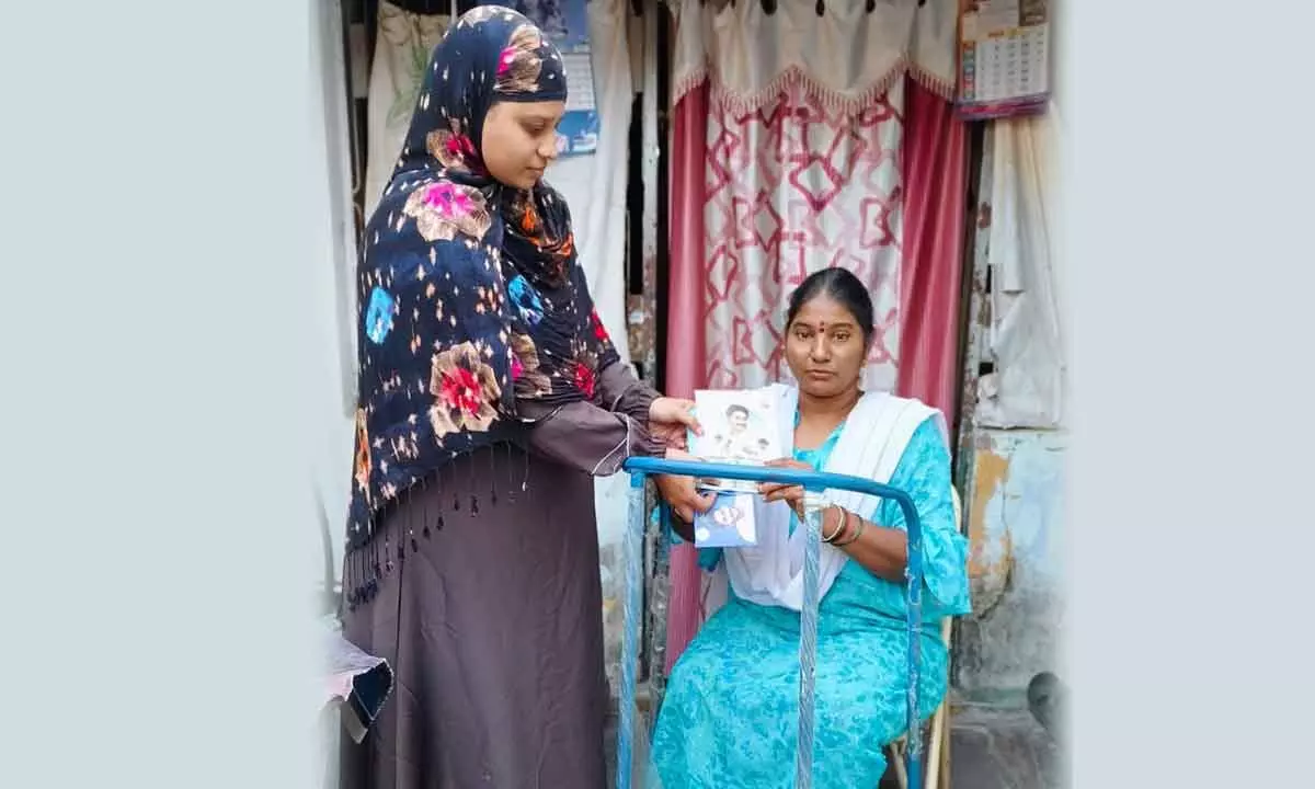 Bedridden women given enhanced pension in Eluru