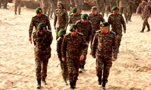 Firepower exercise conducted by Kharga Corps in Rajasthan