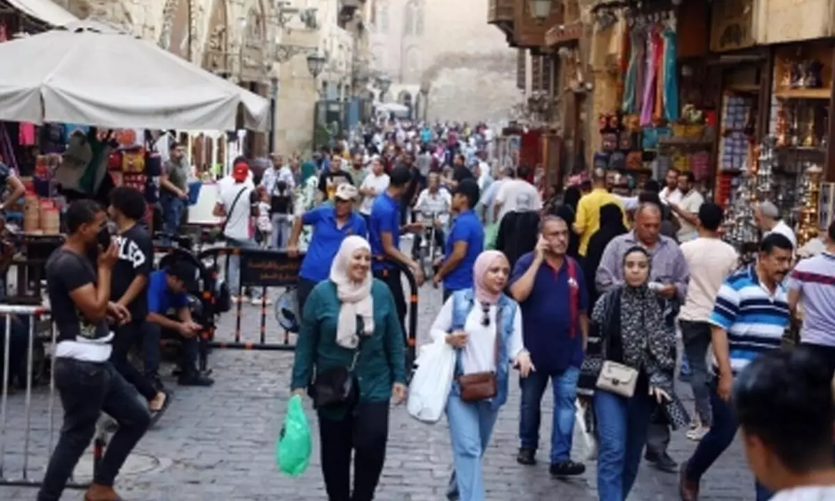 Population growth rate in Egypt decreased by 8% in 2023