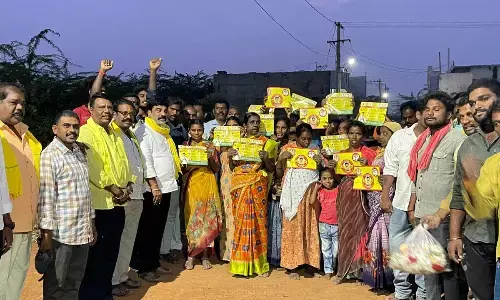 Bhavishyat ki Guarantee campaign held in Mangalagiri today