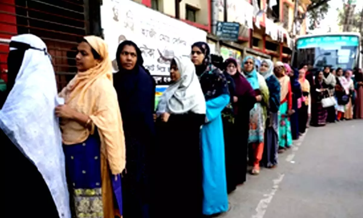 Sporadic violence mars Bangladesh polls, 27.15% voter turnout till 3.00 pm