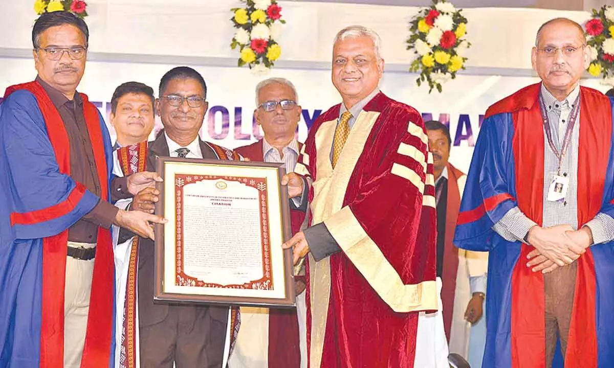 Paneesh Rao receives honorary doctorate