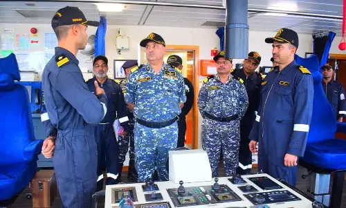 Coast Guard commander reviews operational readiness of Mangaluru unit