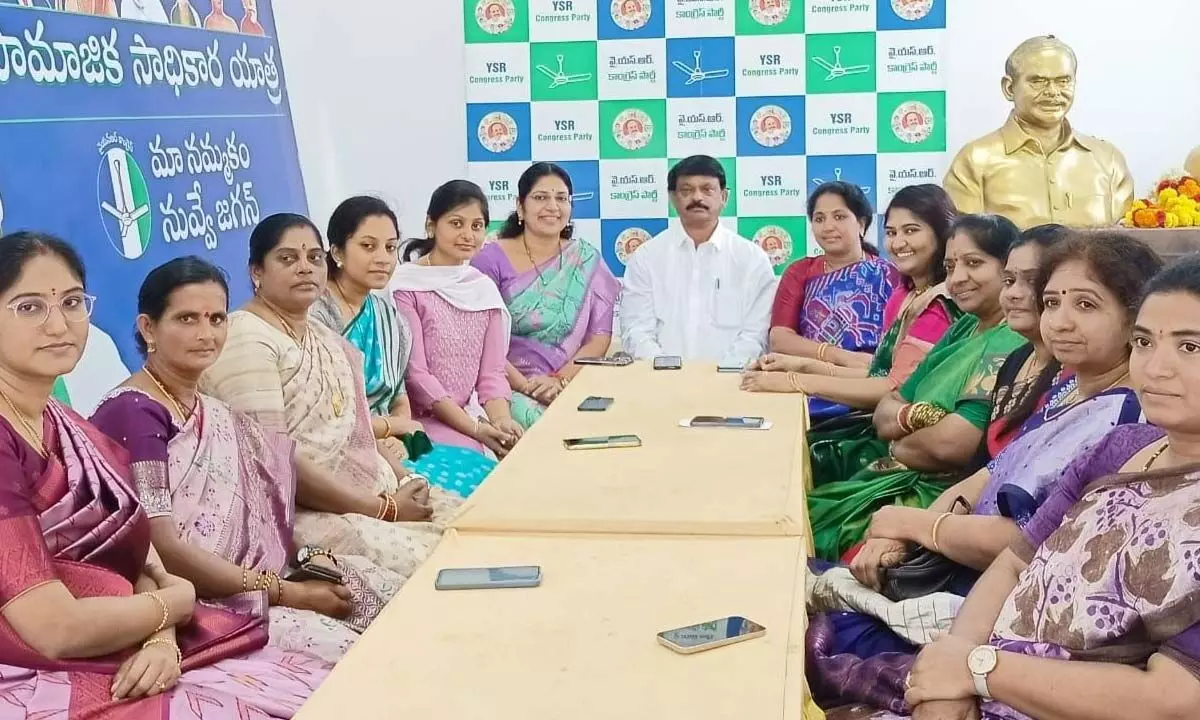 YSRCP women’s wing in north Andhra holding a meeting in Visakhapatnam on Monday