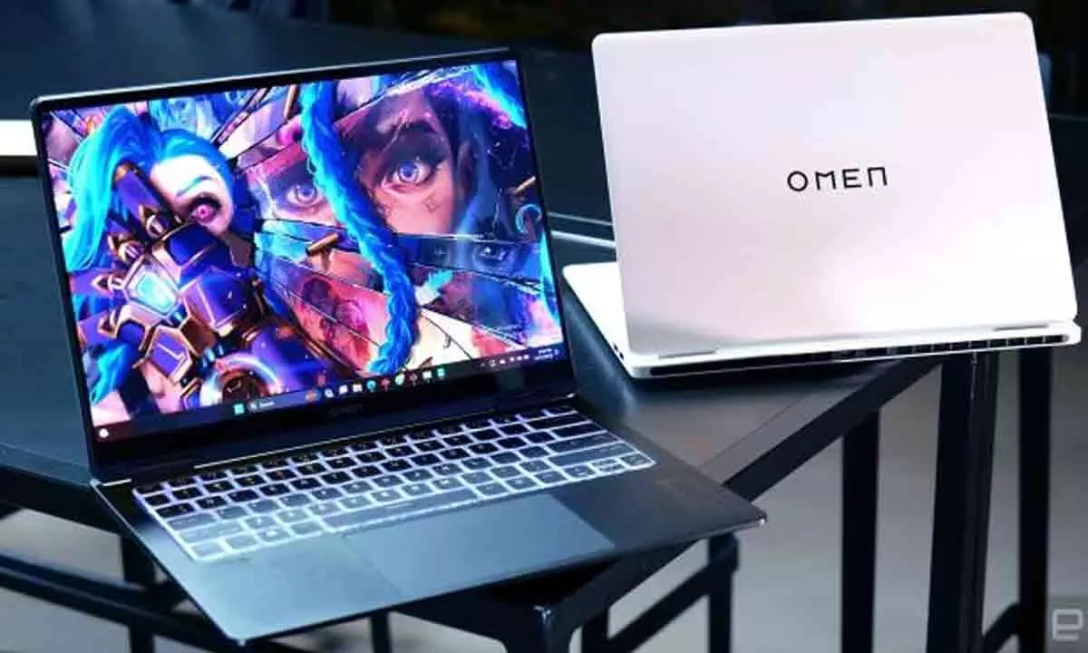 CES 2024 HP Unveils World's Lightest Gaming Laptop Omen Transcend 14