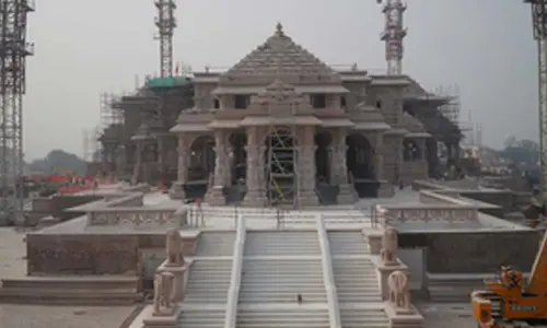 108-feet long incense stick on its way to Ayodhya from Gujarat