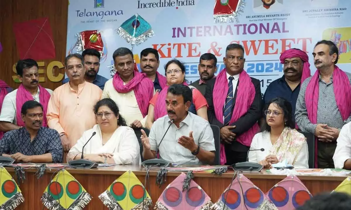 Make Intl Kite festival a huge success: Min Jupally Krishna Rao