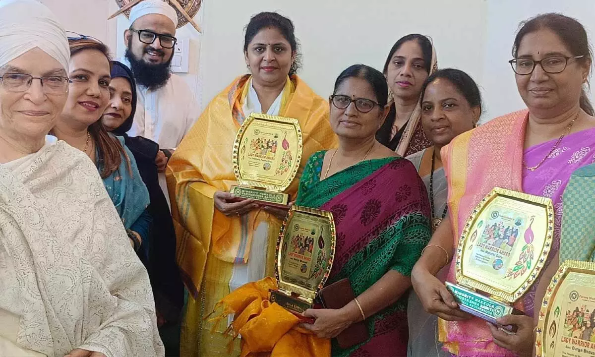 Vijayawada: Lady warrior awards presented