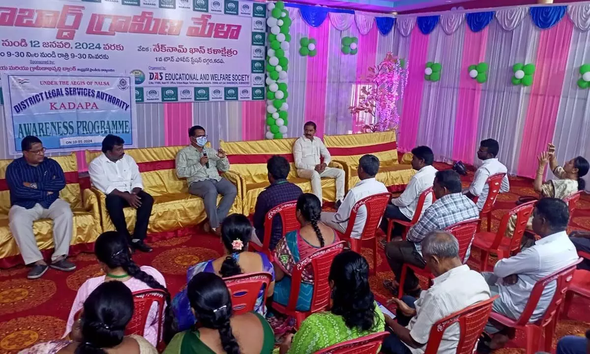 NABARD Grameen Mela program organized by Das Educational Society in Kadapa city