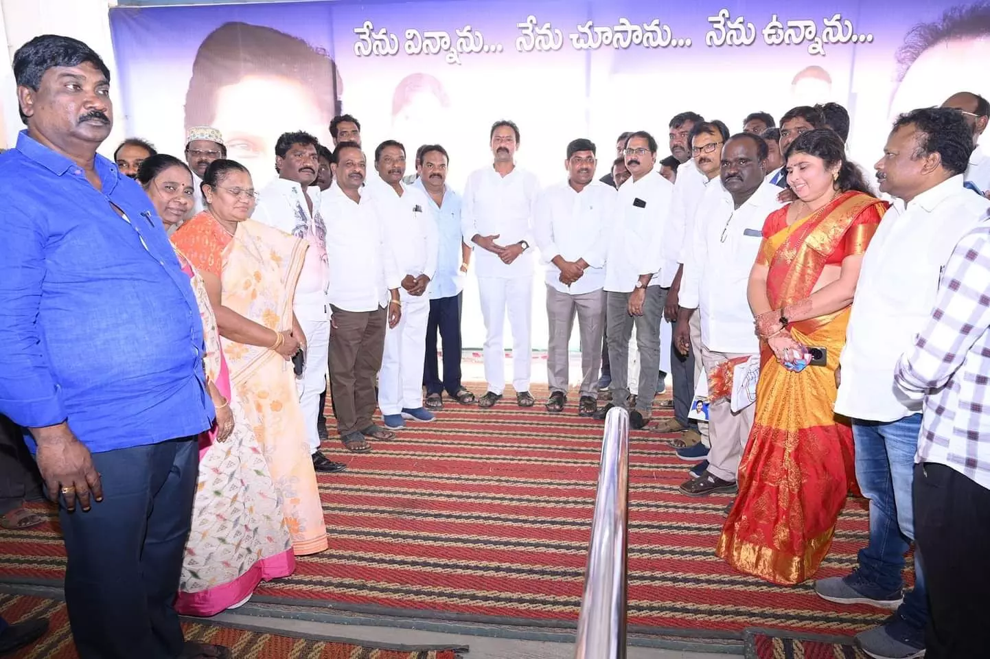 Eluru YSRCP leaders meet Alla Nani briefs on preparations for unveiling of Ambedkar statue