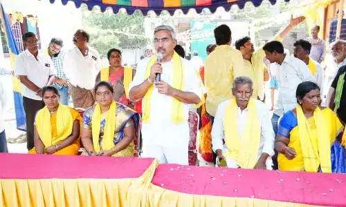 Alapati Rajendra Prasad Praja Yatra schedule