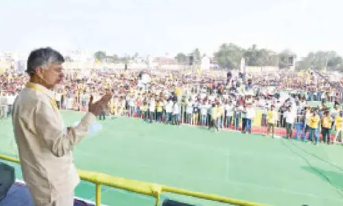 Bobbili:  N Chandrababu Naidu flays YS Jagan Mohan Reddy for breaking back of people with taxes