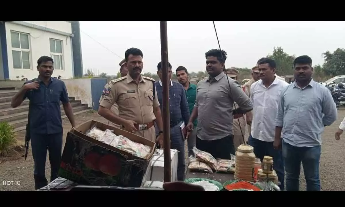 Adulterated ginger garlic paste seized in Vikarabad