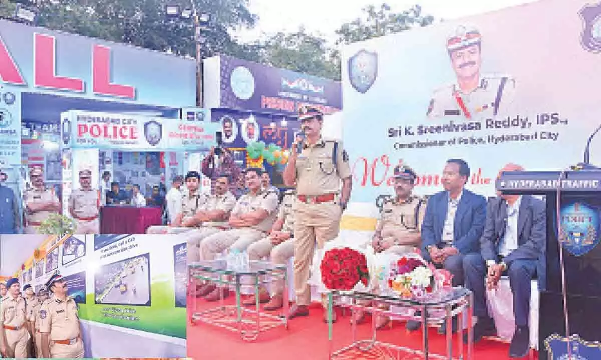 Police stalls inaugurated at Numaish