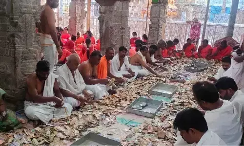 Srimat Qadri Lakshmi Narasimha Swamy Devasthanam hundi fetches Rs.65,74,179/-