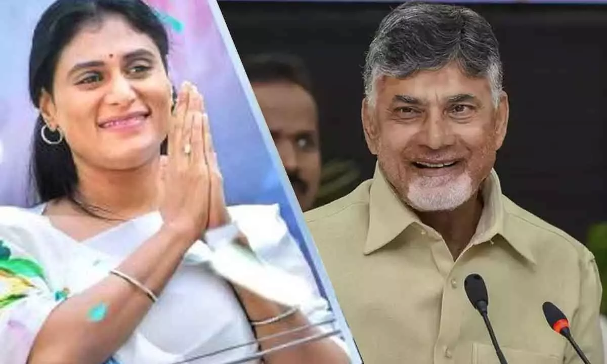 YS Sharmila to meet Chandrababu Naidu to invite to her sons wedding