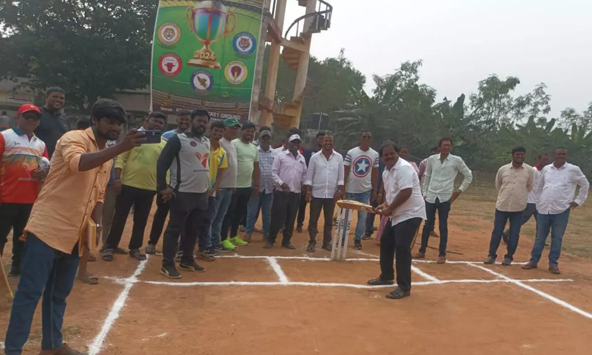 Kommadi Premier League (KPL) cricket competition flagged off in Visakha