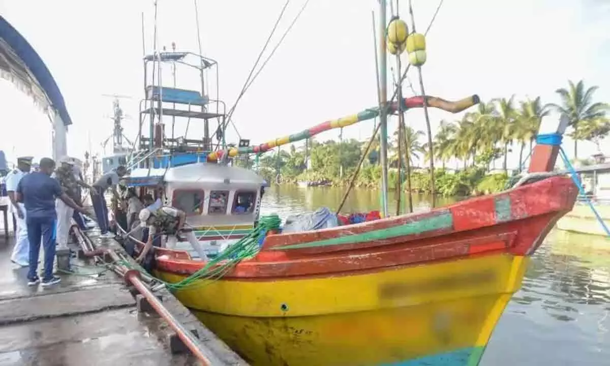 Sri Lankan Navy Detains 10 Indian Fishermen For Alleged Poaching In Latest Incident