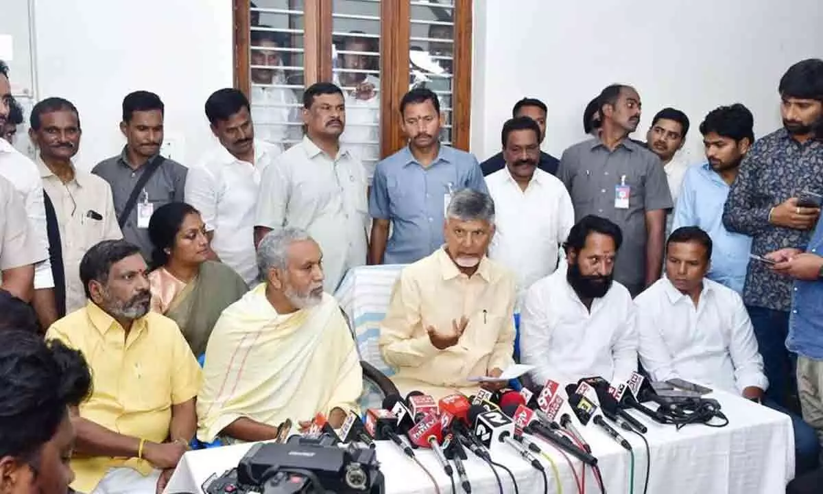 Due to fear of defeat YSRCP resorting to bogus votes racket: Chandrababu