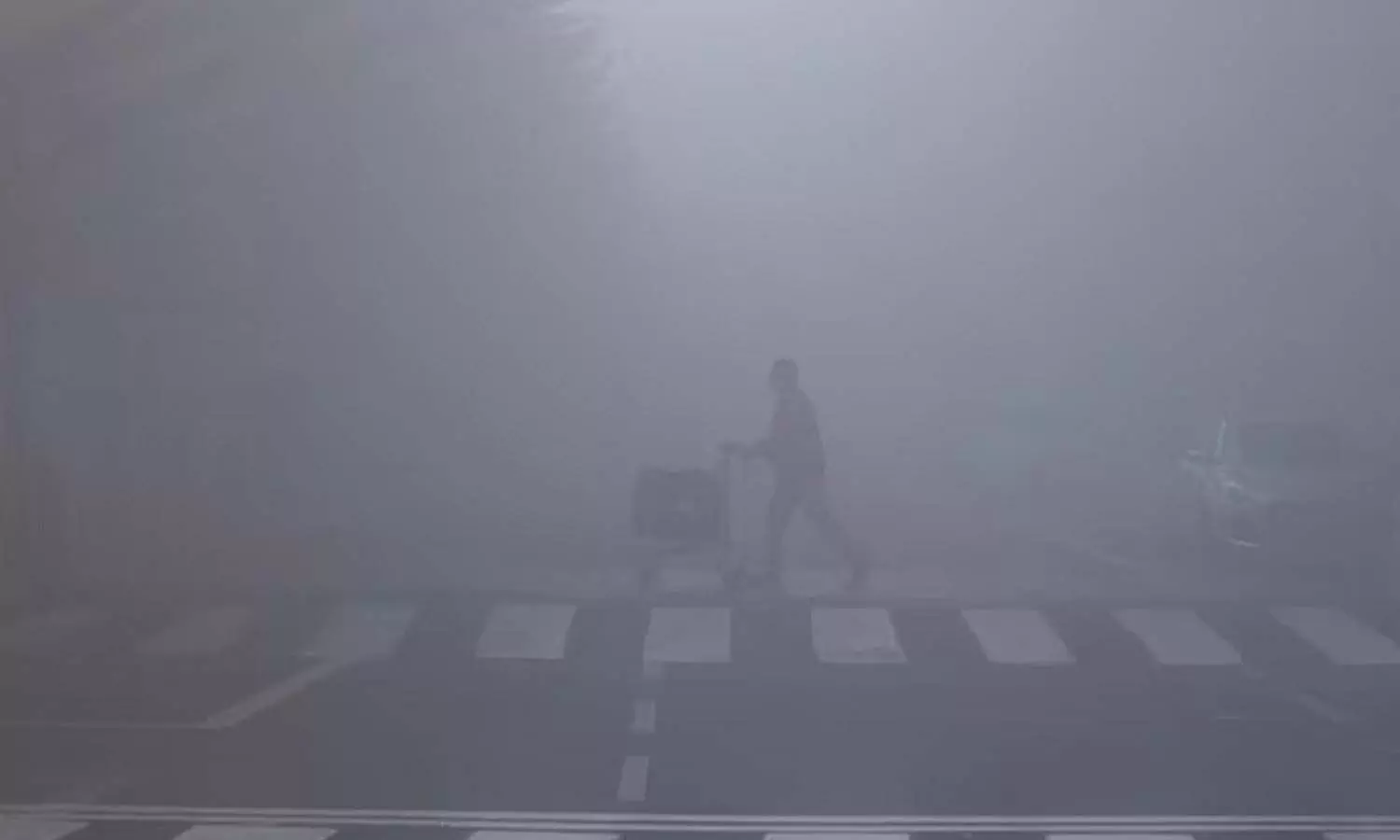 Severe Fog Disrupts Delhis Flight And Rail Operations, Leaving Thousands Stranded