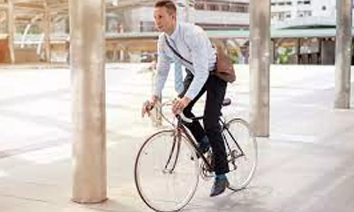 Cycle to work for better mental health: Study