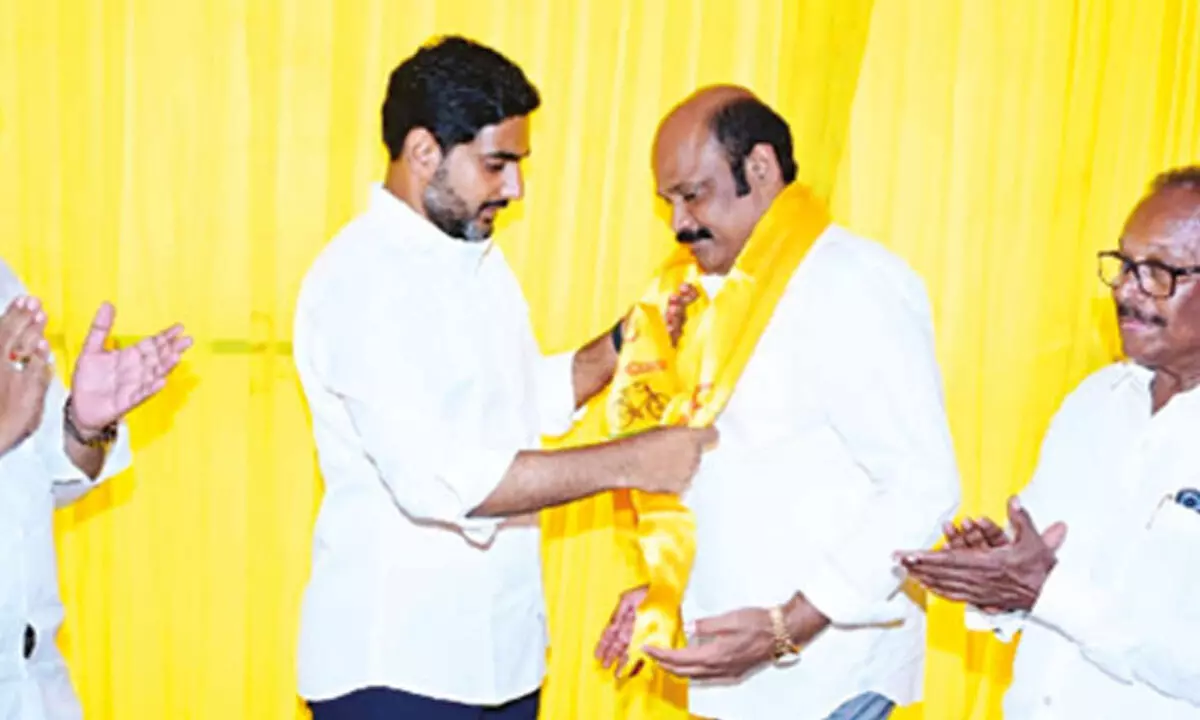 Yarlagadda Venkata Rao joining TDP (file picture)
