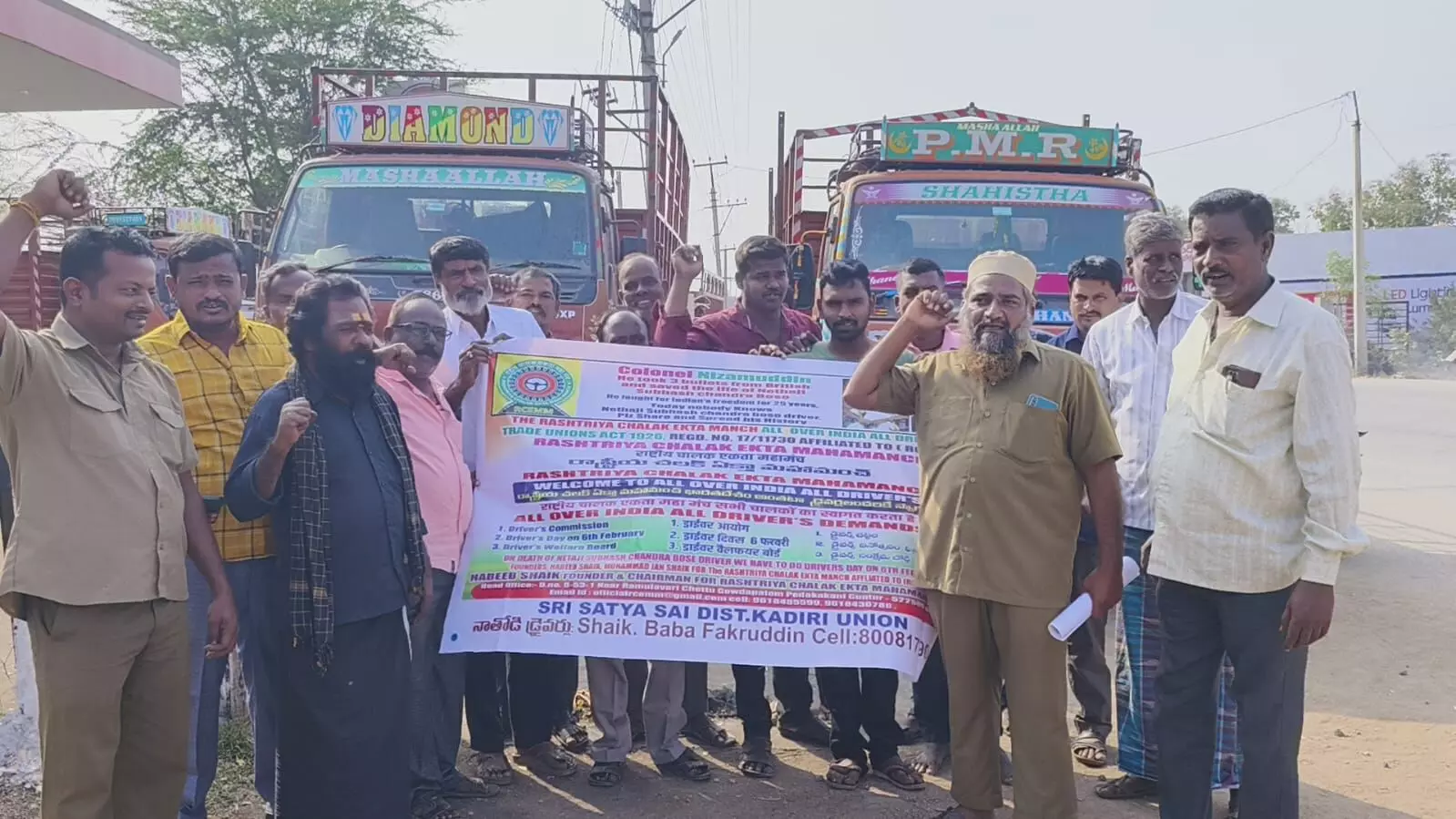 Valmiki Driver Association in Kadiri town raise concerns on GO 106