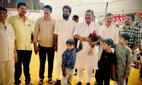 Ganta Srinivas Rao participate in Sankranti celebrations in Bhimavaram