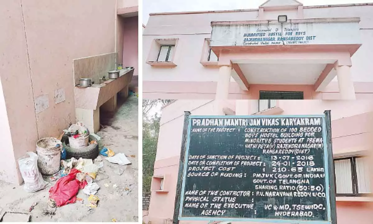 Minority Hostel for Boys wallowing in neglect at Rajendra Nagar